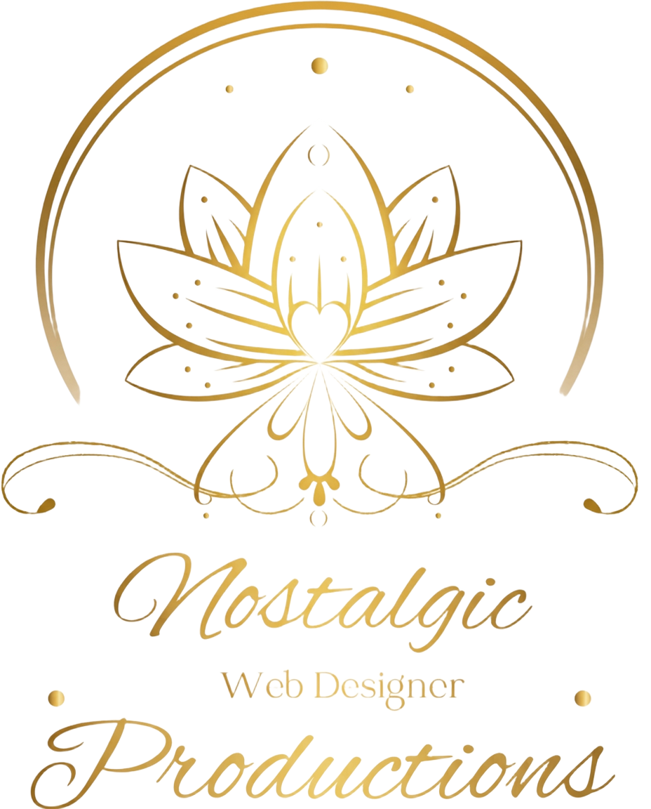 Nostalgic Productions gold lotus logo
